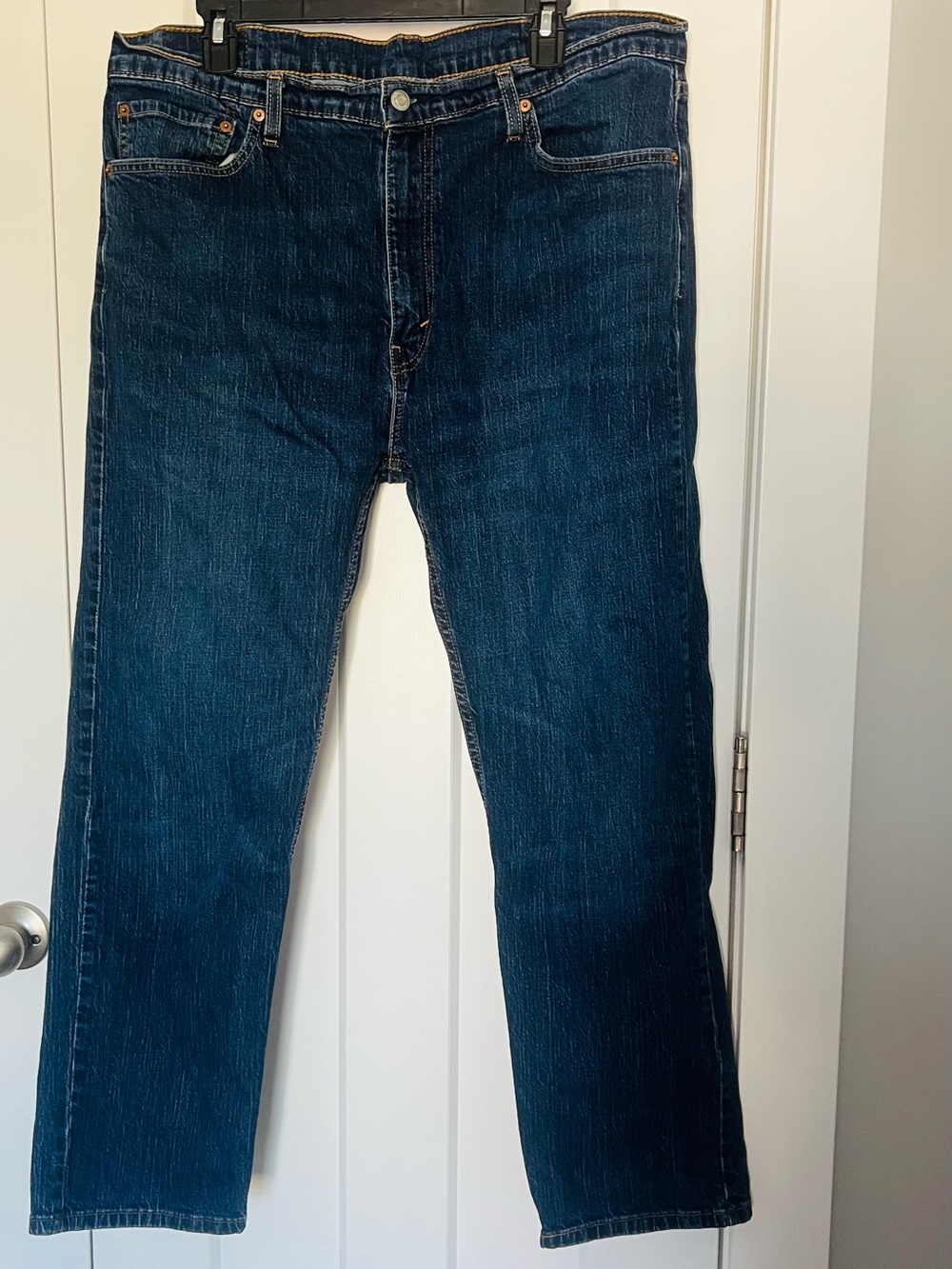 Levi's Dark Blue Straight-Leg Men's Jeans